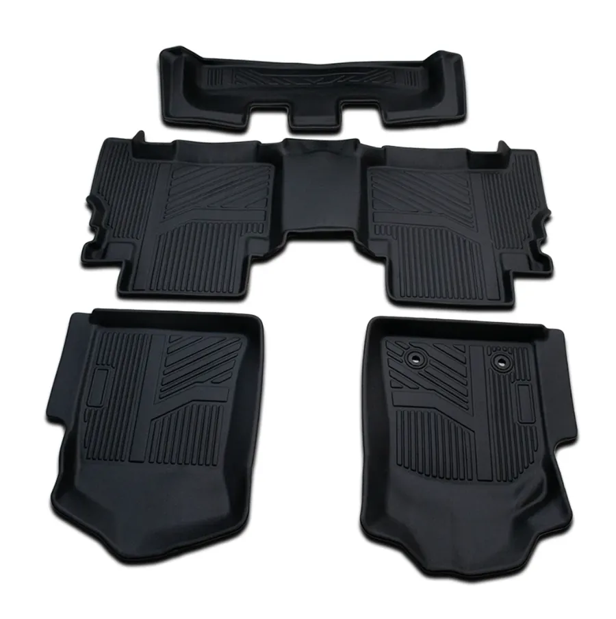 Kit de tapete bandeja TPE para Toyota SW4, com peça da terceira fileira